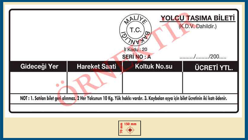 Yolcu Tama Bileti